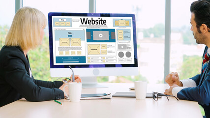 Poster - website design software provide snugly template for online retail business and e-commerce