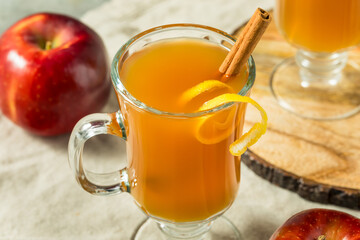 Wall Mural - Boozy Warm Apple Cider Hot Toddy