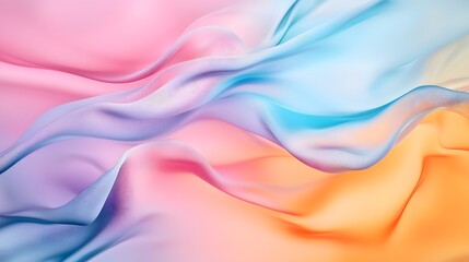 Poster - Vivid Liquid Gradients - Abstract Colorful Background with Ethereal Flow and Dynamic Contrast for Immersive Wallpaper Design