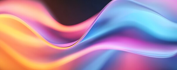 Poster - Futuristic Energetic Lines and Flowing Curves - Vibrant Abstract Background with Intense Contrast and Dynamic Texture for Modern Wallpaper Designs