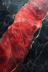 Poster - A deep red marble texture,
