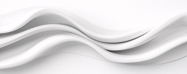 Poster - Elegant Minimalist Design with Subtle Curves and Harmonious Balance - Refined Motion and Soft Gradients Creating a Serene Atmosphere for Modern Spaces