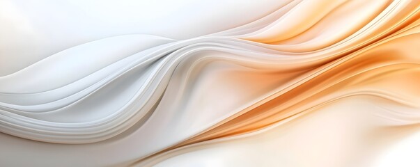 Poster - Elegant Symmetrical Design with Dynamic Curves - Refined Aesthetics and Soft Shadows in Modern Artistic Flow for Contemporary Visuals