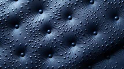Poster - Textured blue background with raised dots.