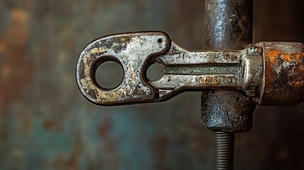 A close-up of a pipe wrench gripping a metal pipe tightly, symbolizing repair work in progress