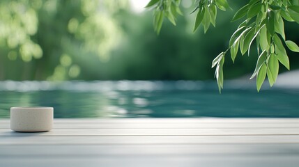 Poster - Elegant Flowing Background - Serene and Calming Wallpaper with Smooth Dynamics and Balanced Contrasts for Harmonious Visual Composition