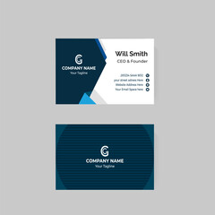 Modern creative business card template