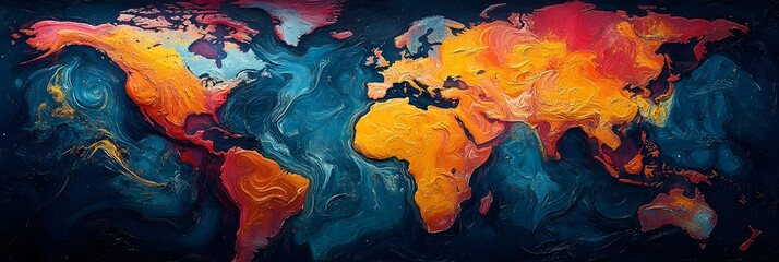Aufkleber - Visualizing Global Economic Dynamics:Navigating Fluctuations and Opportunities in the Ever-Evolving International Market Landscape