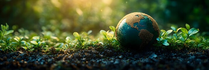 Aufkleber - Visualizing the Global Economic Ecosystem:A Fusion of Sustainable Business Practices,Innovative Technologies,and Futuristic Developments Driving Towards a Greener,More Prosperous Future.