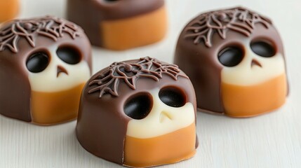 Halloween-themed Skull Chocolates