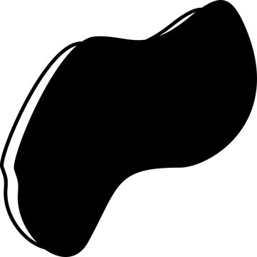 Minimalist Blob Line Art