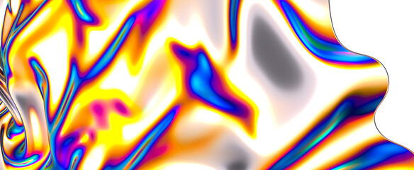 Wall Mural - Shimmering and iridescent like a liquid dream