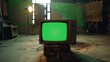 © Marco - green screen on an old tv