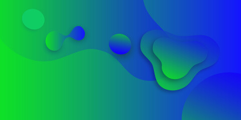 Colored abstract modern graphic banner design for mobile.