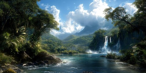 Fototapete - Game Development Pipeline: Create a visual representation of the game development pipeline, illustrating stages such as concept art, level design, coding, and testing.
