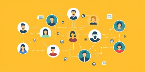 Aufkleber - User Personas in UX Design: Illustrate a designer creating user personas based on research data, showcasing various target audiences and their characteristics.