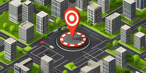 Fototapete - Creating a Digital Transformation Roadmap: Create an infographic illustrating the steps involved in developing a digital strategy, including assessment, goal setting, and