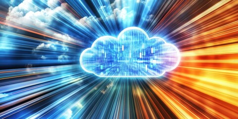 Poster - On-Premise vs. Cloud Data Warehousing: Create a visual representation comparing on-premise and cloud data warehousing solutions, emphasizing the pros and cons of each app