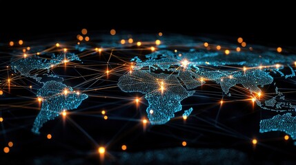 Poster - Global Connections with Digital Network Visualization