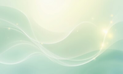 Poster - Subtle Abstract Flowing Rhythms in Soft Colors