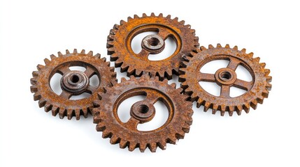 Rusted Gears - AI Generated