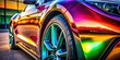 © Danicha - Close-up of a car fender showcasing sleek design and modern automotive craftsmanship and details