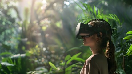 Poster - Virtual Reality Geography Class Students Exploring Diverse Biomes and Ecosystems in Immersive Digital Classroom