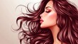 © Murad - Glamorous Beauty Model with Wavy Hair and Expressive Features
