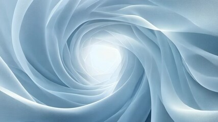 Poster - A captivating journey through a whirlpool of gentle waves and soft light, creating an entrancing atmosphere