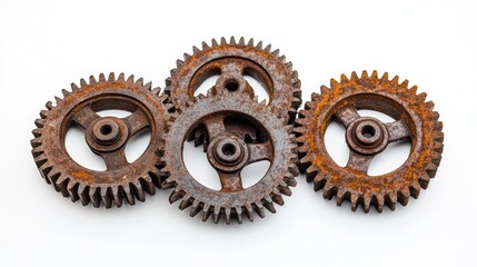 Rusted Gears - AI Generated