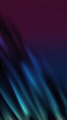 Poster - Looped waves of colorful points. Digital data splash of point array. Futuristic smooth glitch UI element. Vertical video