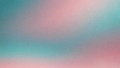 Wall Mural - dusty rose, teal blue color gradient abstract poster header cover design. smooth wave texture with d