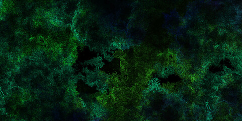 Wall Mural - Black and green grunge background for cement floor texture design. Old grunge textures design With cement wall texture. Distressed green grunge. Green dust overlay particle abstract grunge texture.