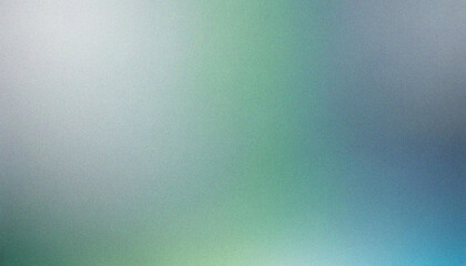 Wall Mural - glowing abstract wave copy space grey, green, blue. bold grainy gradient featuring dynamic grainy wa