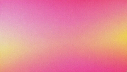 Wall Mural - grainy gradient background noisy texture banner header cover poster backdrop design pink, yellow. vi