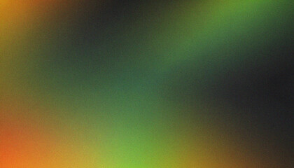 Wall Mural - green, black, orange color wave backdrop header banner design. dynamic gradient banner with bold gra