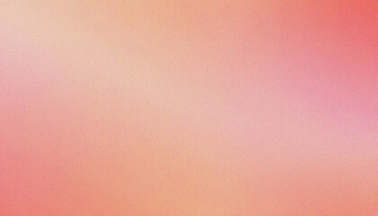 Wall Mural - magenta grainy poster background soft peach, blush pink, coral pink. retro grainy backdrop with smoo