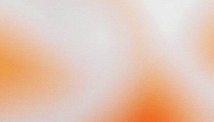 noisy poster background White, Orange. Smooth grainy texture featuring dynamic grainy gradient waves