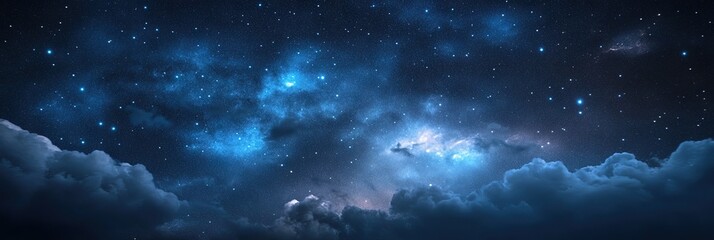 cloudy night sky
