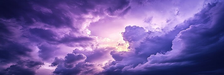 cloudy purple sky