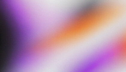 Wall Mural - white, purple, black, orange noisy texture banner. retro noise backdrop with dynamic grainy texture 