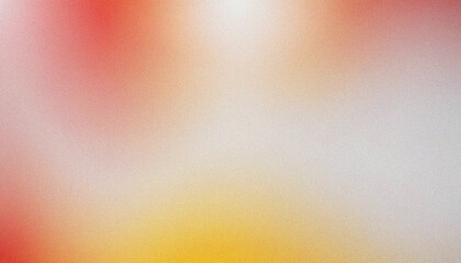 Wall Mural - white, yellow, red noisy texture poster header backdrop design. stylish grainy banner with vibrant g