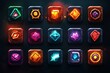 © atar - 20 Colorful Game UI Gems for Mobile & Web Games, Icons and Buttons