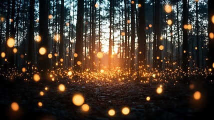 Poster - Whispers of Light in the Twilight Glow