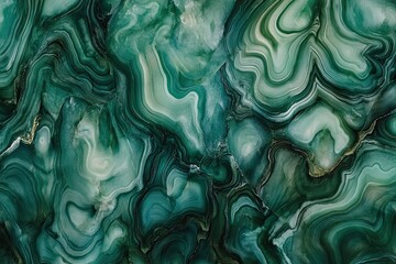 Poster - Luxurious Jade Texture With Intricate Swirling Patterns Captured in Stunning Detail