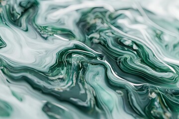 Poster - Luxurious Jade Texture With Intricate Swirling Patterns and Nuanced Tonal Variations