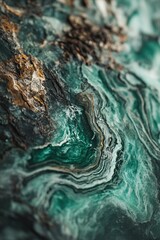 Aufkleber - Luxurious Jade Texture With Intricate Swirling Patterns and Subtle Variations in Tone
