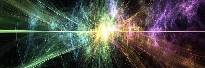 Poster - Vibrant Quantum Representation of Energy and Light Dynamics in the Modern World