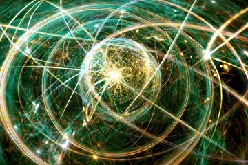 Poster - Exploring the Intricate Quantum Landscape of Particles and Energy in a Modern Interpretation