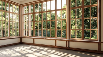 Window light and shadow with overlay effect, shadow of natural lighting in interior through a window on the right with overlay effect